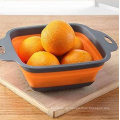 BPA Free Silicon Collapsible Colander Fruit Sieb